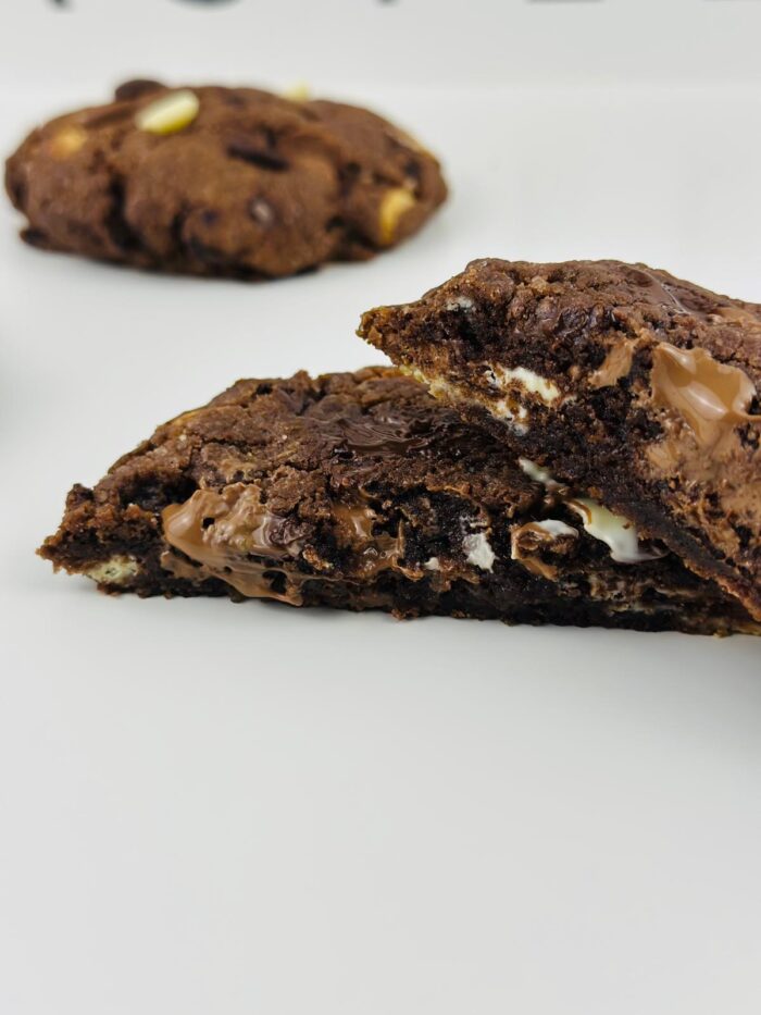 Pack de 5 Cookies Triple Chocolate – Negro, Blanco y con Leche