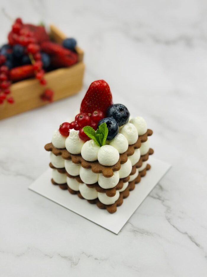 Pastel de Galletas de Miel