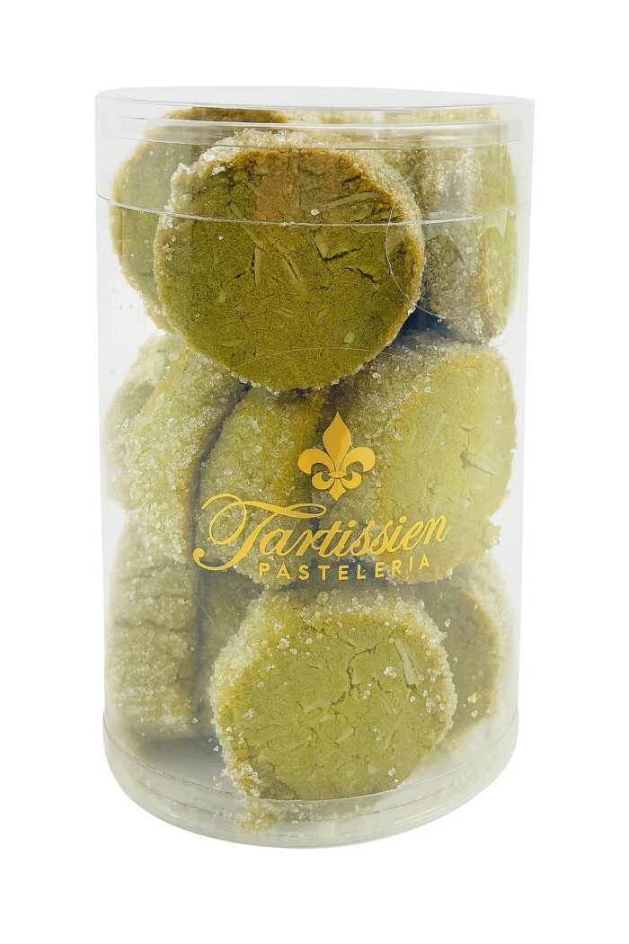 Diamond Sablé de Té Matcha y Almendra Laminada