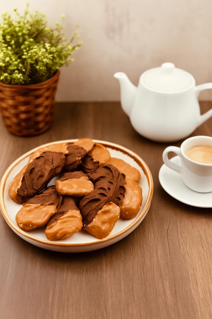 Galletas Vienesas de Mantequilla y Chocolate