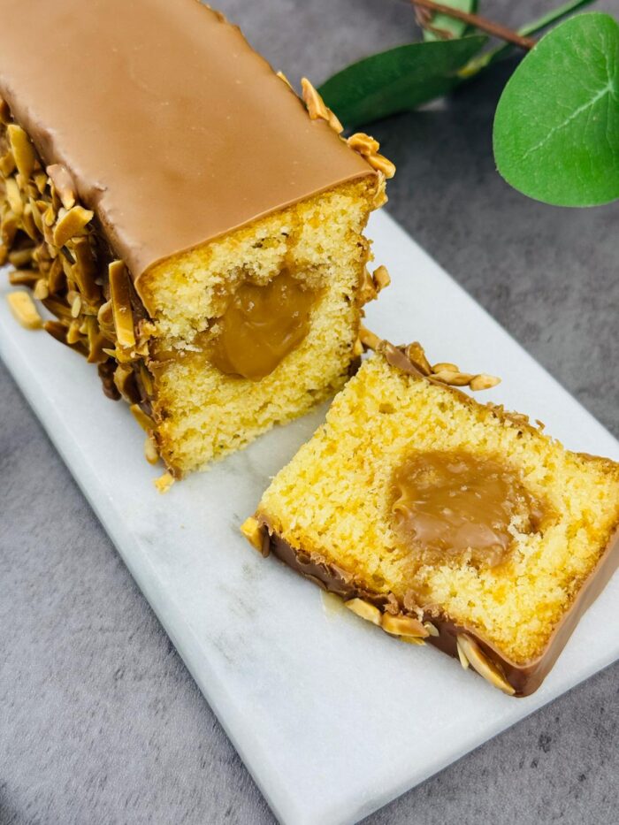Travél Cake de Caramelo y Chocolate con Leche - Imagen 3