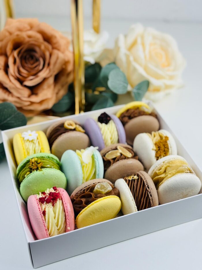 Pack de 12 Macarons Artesanales – Edición Gourmet